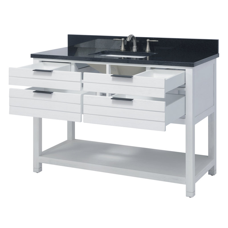 Dovecove 48" Single Bathroom Vanity Base Only in White | Wayfair